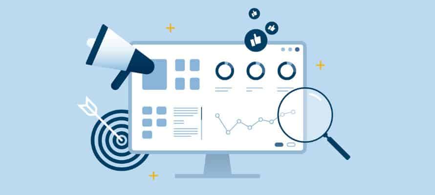 illustration of internal communication tools like measurement, engagement, and more.