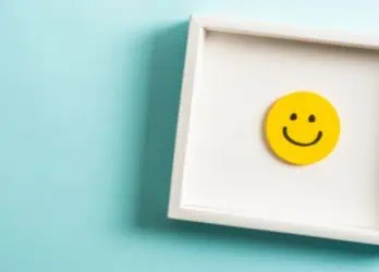 smiley face in a box