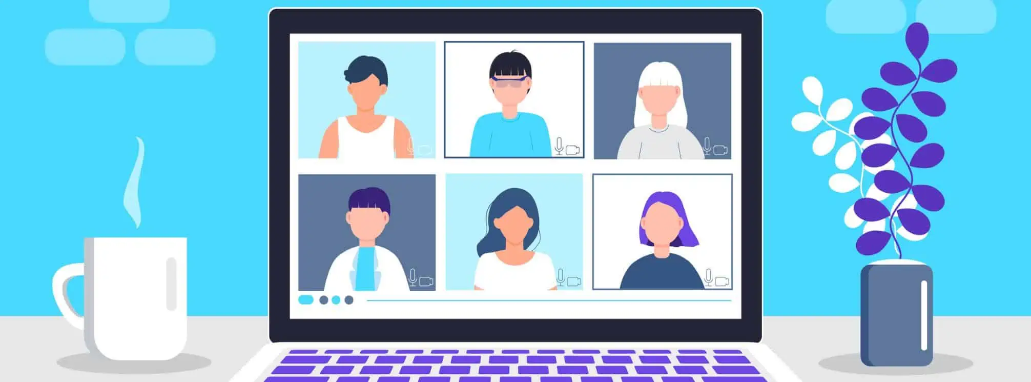 virtual employee engagement video call