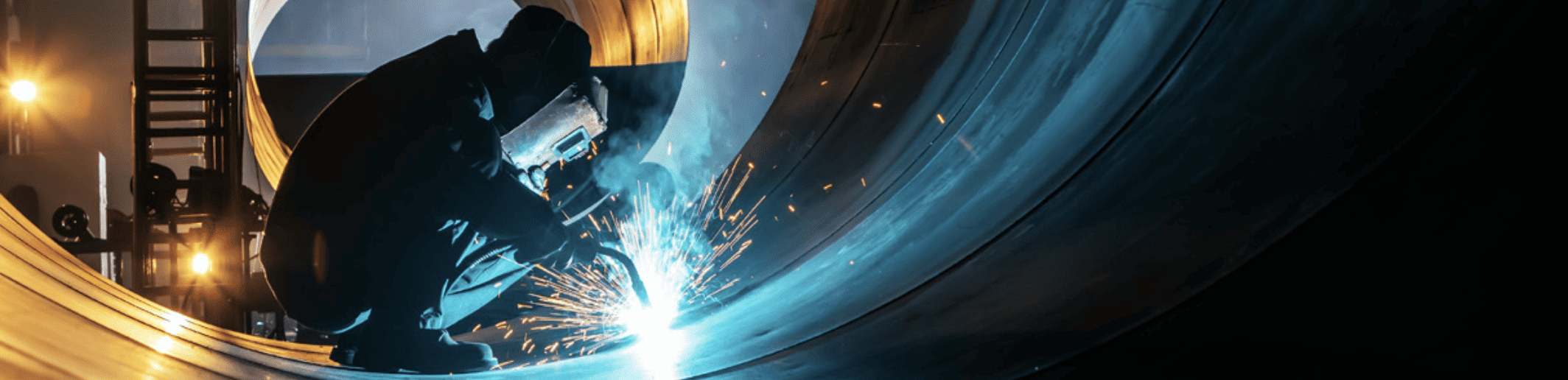 manufacturing employee welding