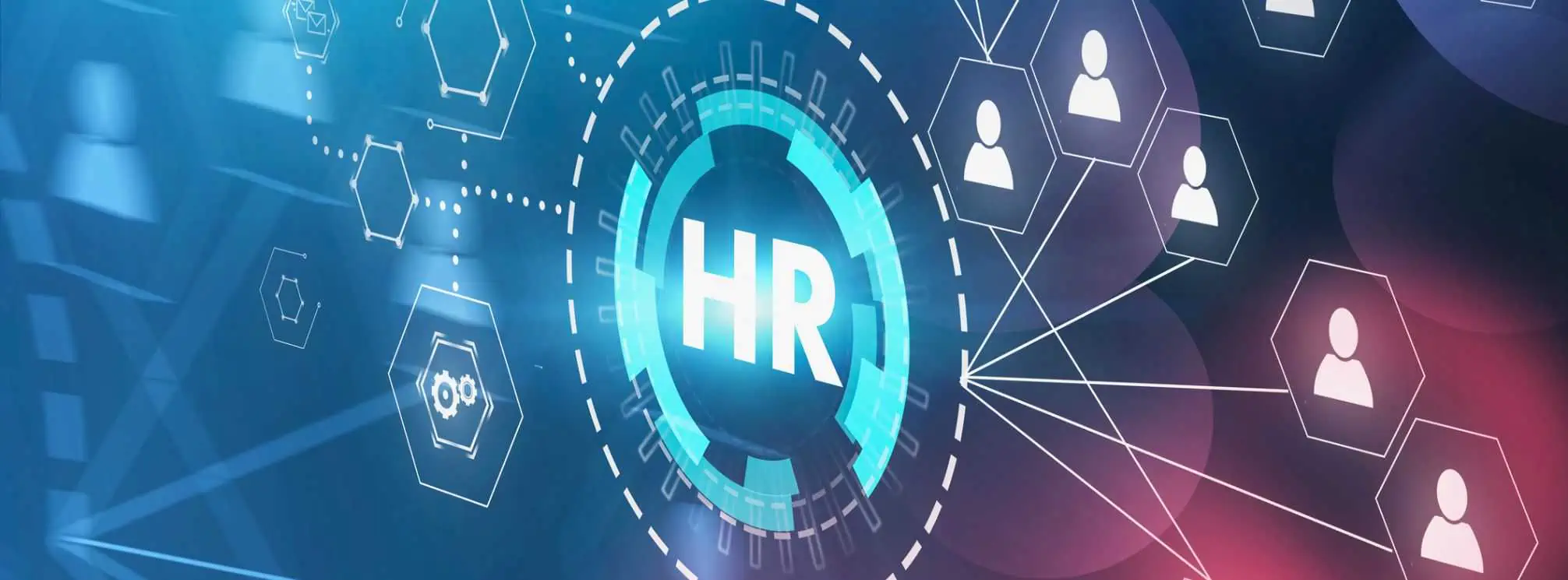 Graphic that says HR and is surrounded by icons of people.