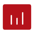 red bar chart icon