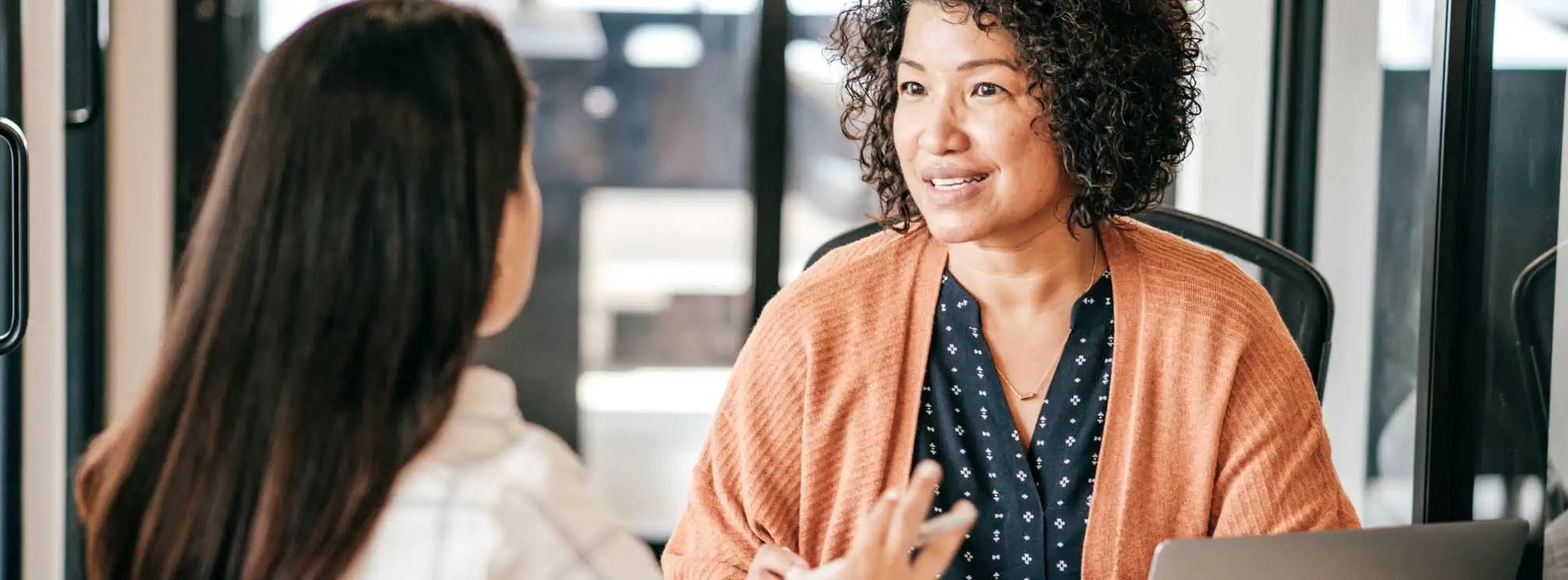 photo of an employee being asked stay interview questions