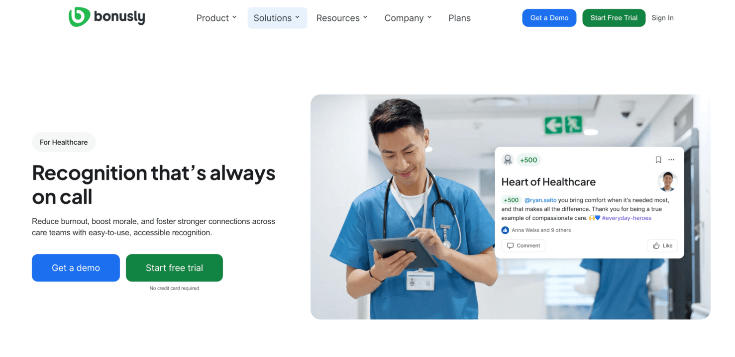 Bonusly Healthcare