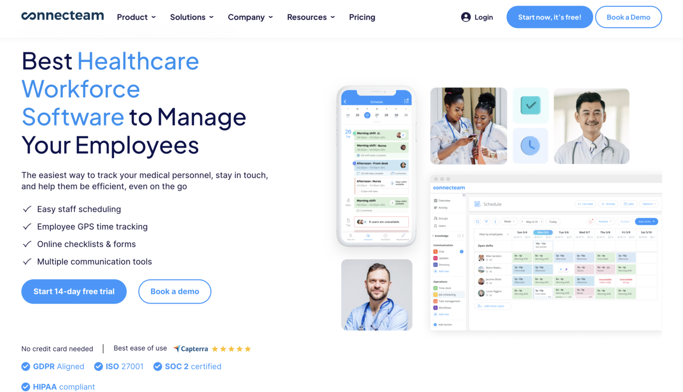 Connecteam healthcare